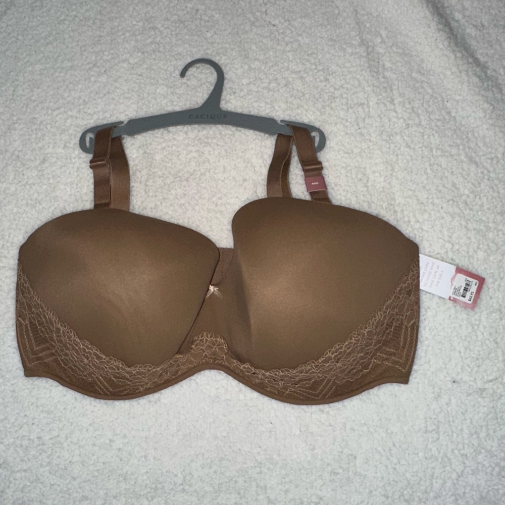 Lane Bryant Cacique Strapless Bra, 44G, BNWT